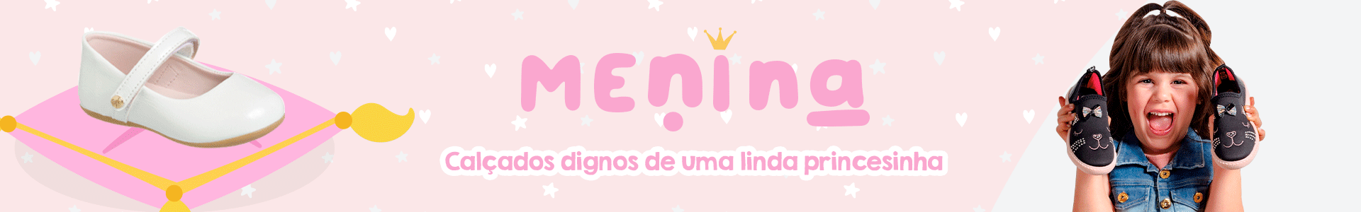 Banner Menina Sapatilha