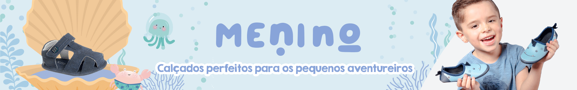Banner Menino Sandália