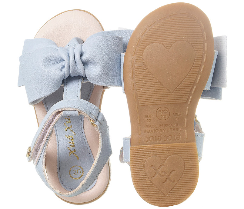 Sandalia azul store infantil feminina