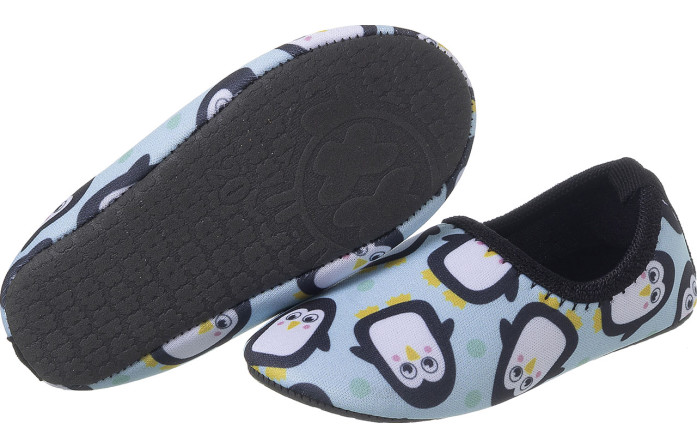 Sapatilha Neoprene Infantil Masculina Soft Fun Pinguim - Xuá Xuá