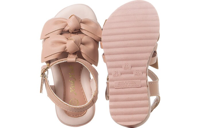 Sandália Infantil Feminina Candy Rosé - Xuá Xuá