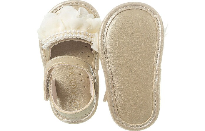 Sandália Infantil Feminina Bárbara Ouro - Xuá Xuá