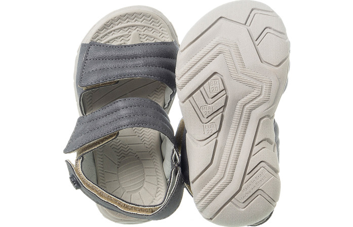 Sandália Infantil Masculina Casual Comfort Grafite - Xuá Xuá