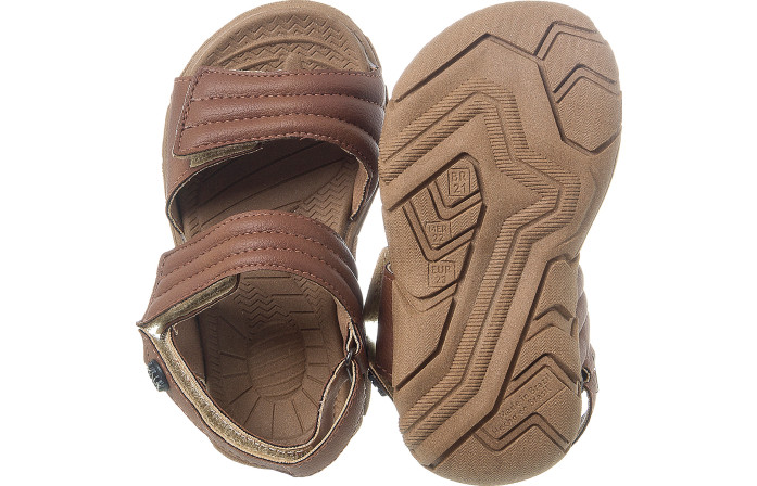 Sandália Infantil Masculina Casual Comfort Chocolate - Xuá Xuá 