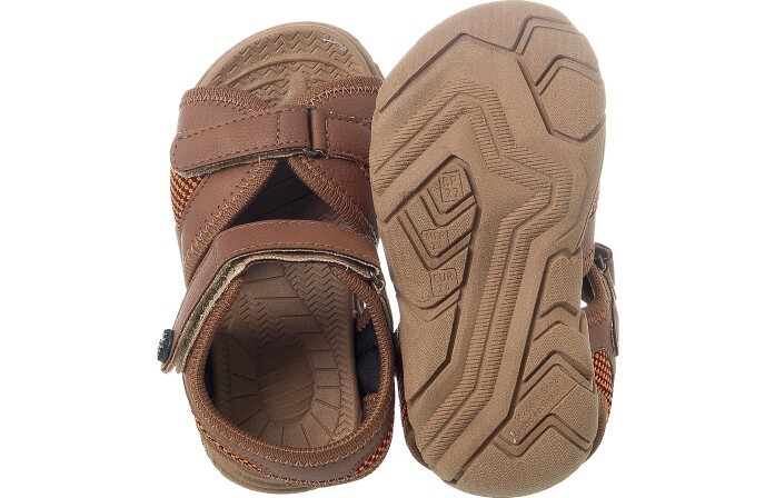 Sandália Infantil Masculina Casual Comfort Chocolate - Xuá Xuá 