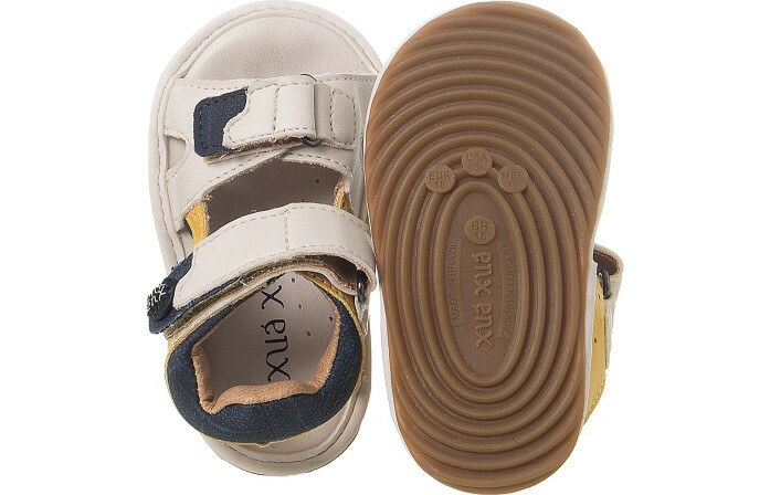 Sandália Infantil Masculina Bambino Offwhite - Xuá Xuá
