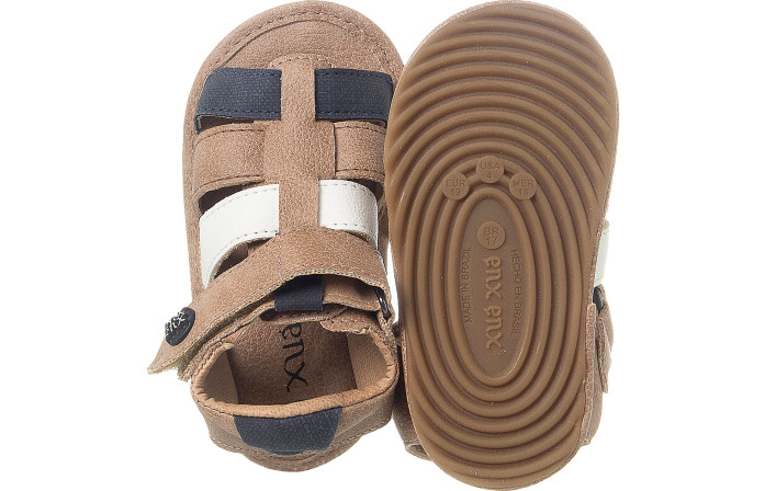 Sandália Infantil Masculina Bambino Areia - Xuá Xuá