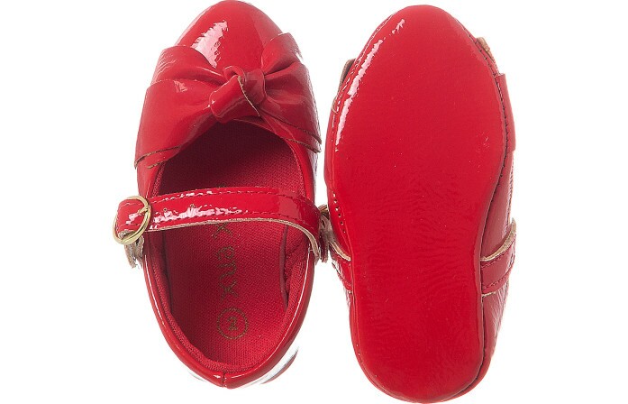Sapatilha Infantil Feminina Bico Fino Mini-Me Vermelho - Xuá Xuá