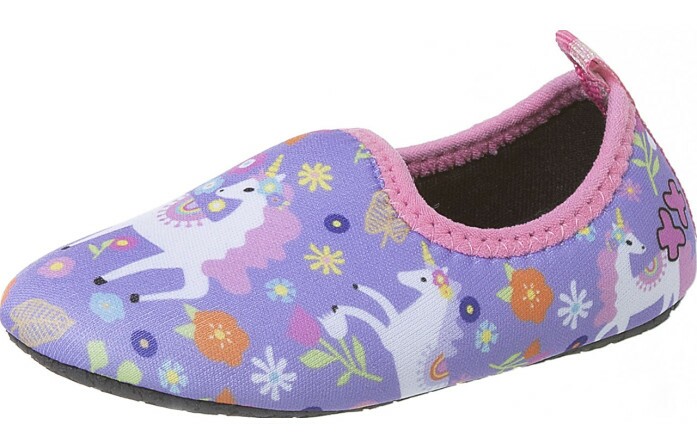 Sapatilha Neoprene Infantil Feminina Soft Fun Unicórnios Lilás