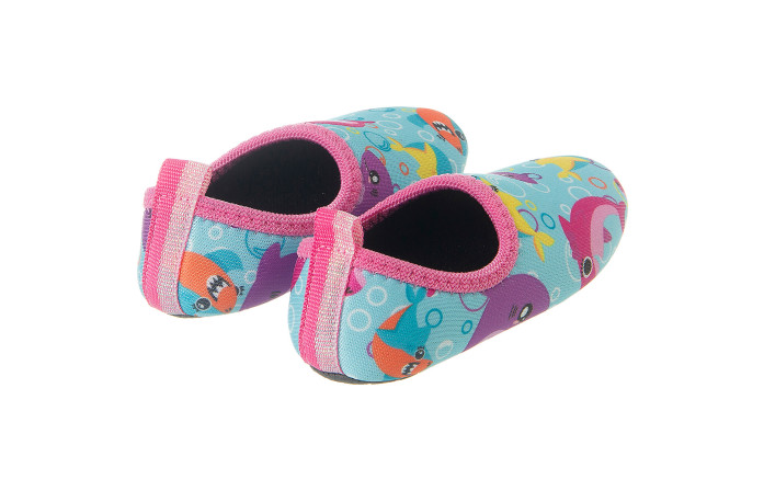 Sapatilha Neoprene Infantil Feminina Soft Fun Golfinhos