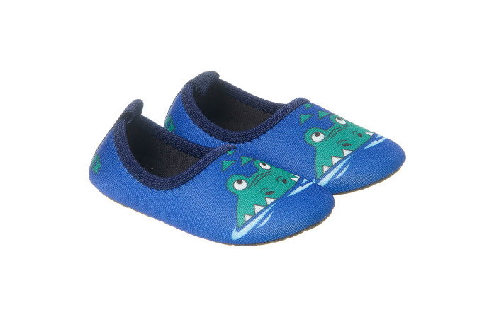 Sapatilha Neoprene Infantil Masculina Soft Fun Jacaré Royal