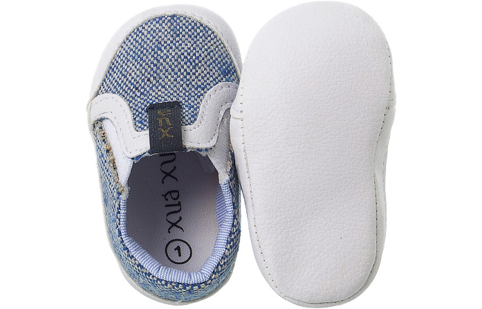 Tênis Infantil Masculino Casual Neném Azul Claro - Xuá Xuá