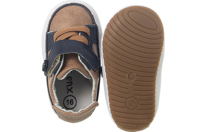 Tênis Infantil Masculino Flex Baby Areia- Xuá Xuá