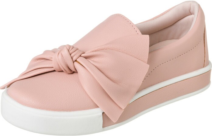 Tênis Infantil Feminino It Girl Laço Rosé