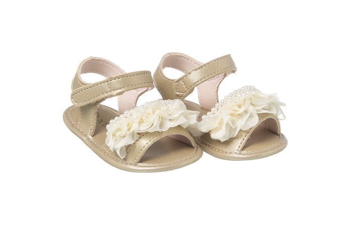 Sandália Infantil Feminina Bárbara Ouro - Xuá Xuá