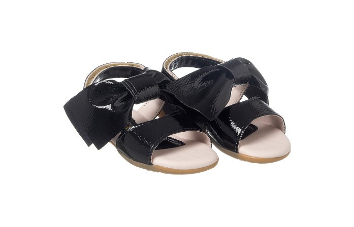 Sandália Infantil Menina Laço Kids Preta - FOFOPÉ - Fofopé Baby