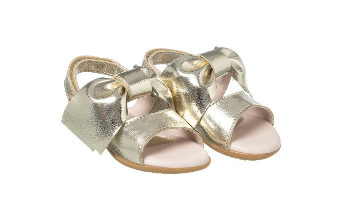 Sandália Infantil Feminina Adoleta Ouro - Xuá Xuá