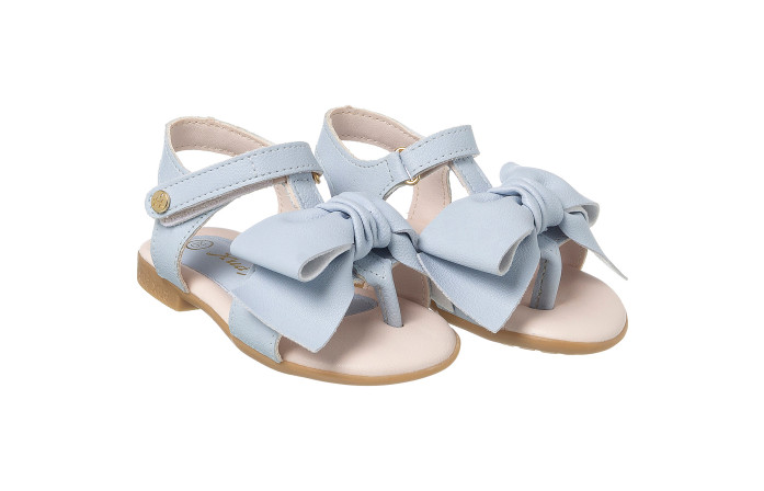Sandália Infantil Feminina Adoleta Azul Claro - Xuá Xuá