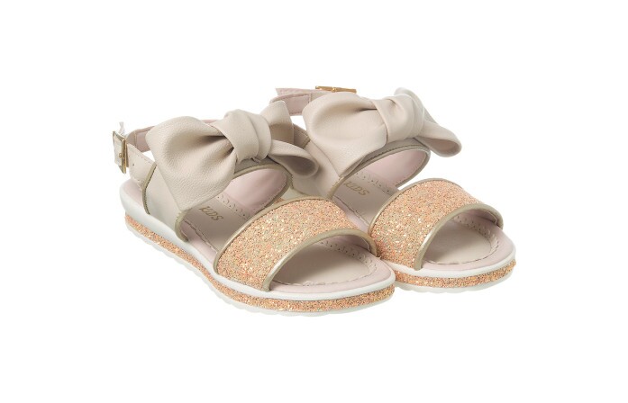 Sandália Infantil Feminina Flat Comfort Offwhite - Xuá Xuá