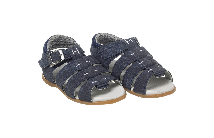 Sandália Infantil Masculina Aventura Jeans Marinho - Xuá Xuá