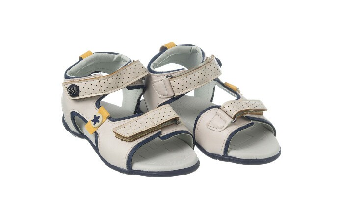 Sandália Infantil Masculina Aventura Offwhite - Xuá Xuá