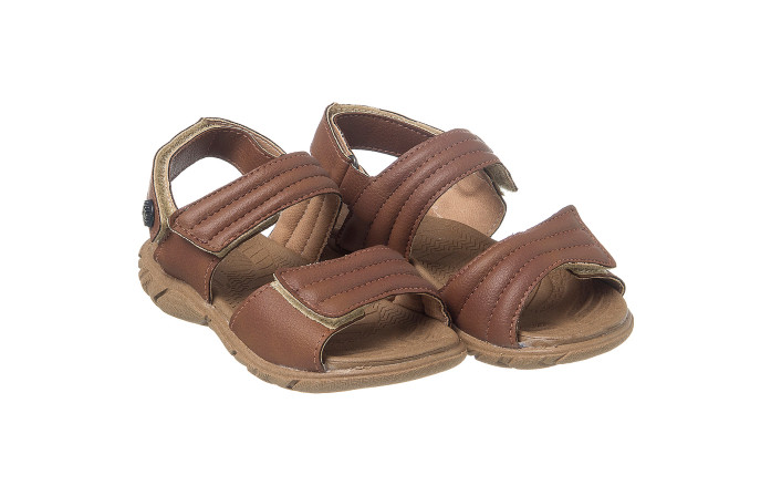 Sandália Infantil Masculina Casual Comfort Chocolate - Xuá Xuá 