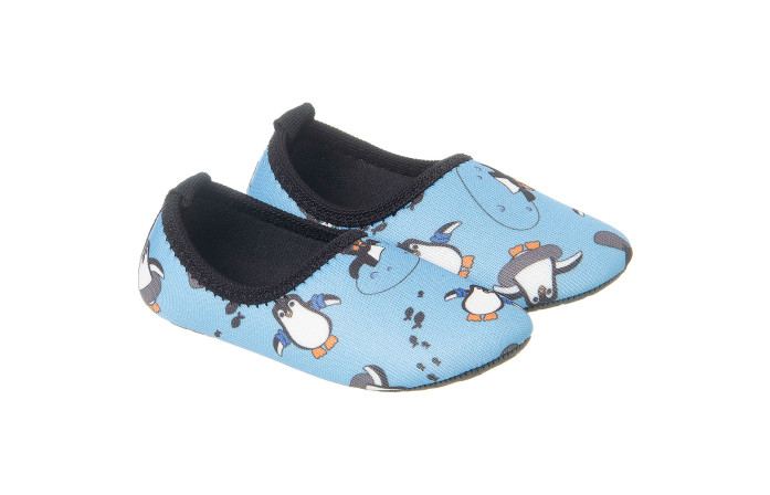 Sapatilha Neoprene Infantil Masculina Soft Fun Pinguins