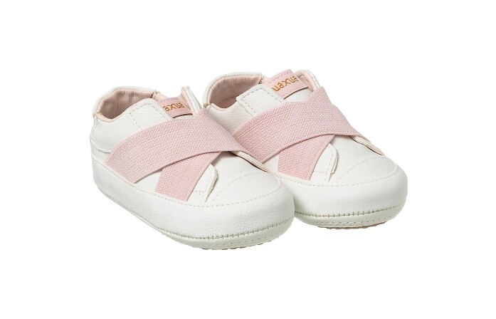 Tênis Infantil Feminino Baby Style Branco - Xuá Xuá
