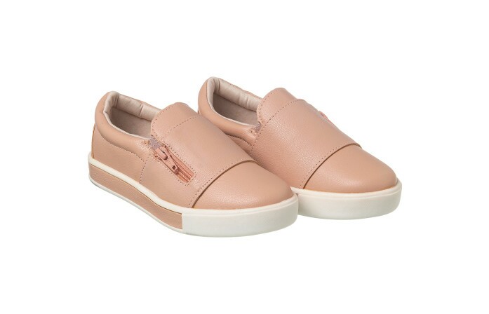 Tênis Infantil Feminino It Girl Ziper Rosé - Xuá Xuá