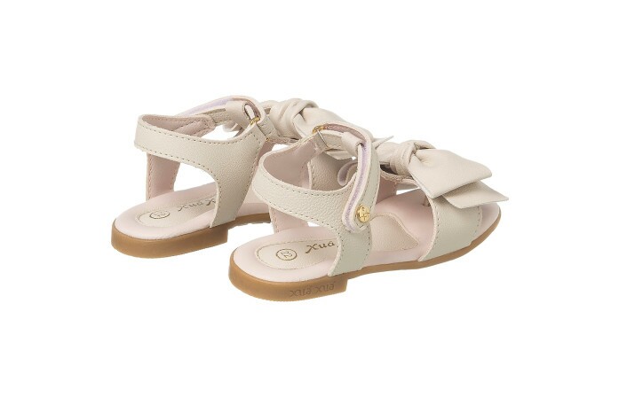 Sandália Infantil Feminina Adoleta Offwhite - Xuá Xuá