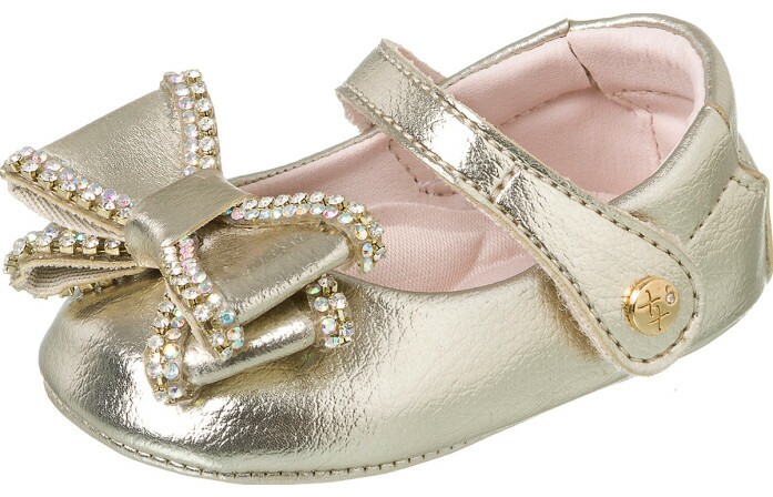 Sapatilha Infantil Feminina Maria Angelina Ouro - Xuá Xuá