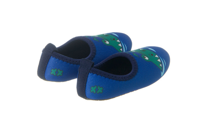 Sapatilha Neoprene Infantil Masculina Soft Fun Jacaré Royal