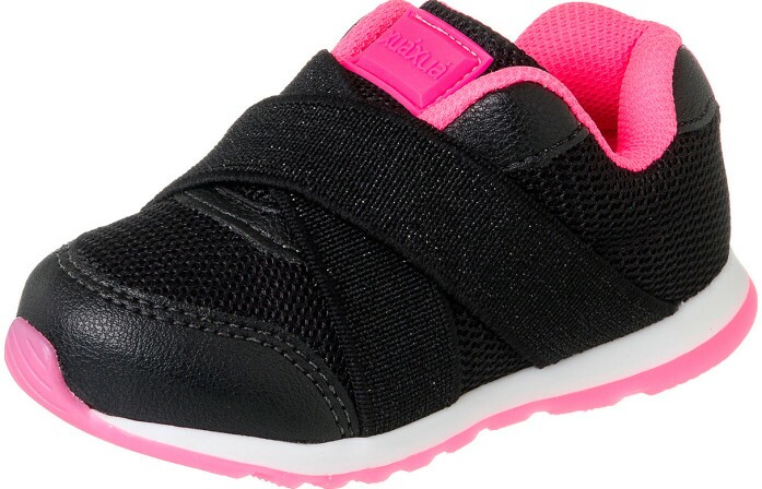Tênis Infantil Feminino Jogging Preto - Xuá Xuá