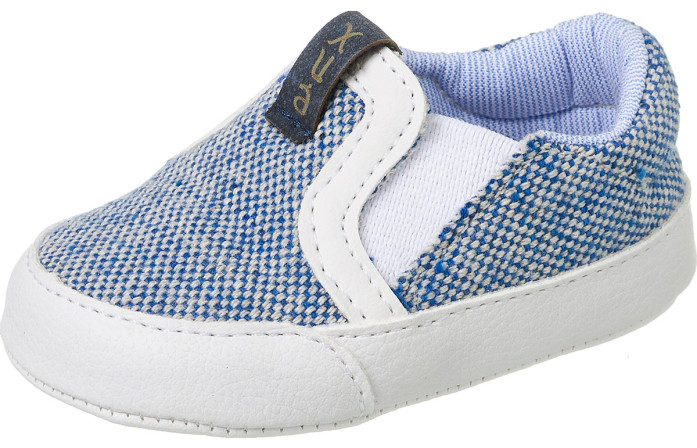 Tênis Infantil Masculino Casual Neném Azul Claro - Xuá Xuá