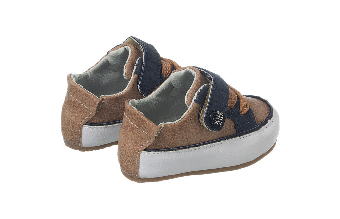 Tênis Infantil Masculino Flex Baby Areia- Xuá Xuá