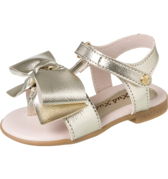 Sandália Infantil Feminina Adoleta Ouro