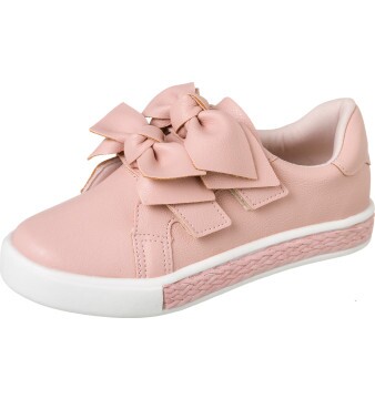 Tênis Infantil Feminino It Girl Laço Duplo Rosé