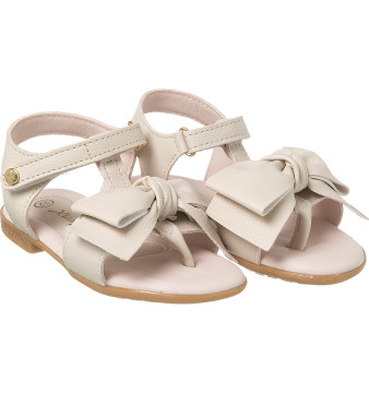 Sandália Infantil Feminina Adoleta Offwhite - Xuá Xuá