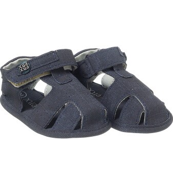Sandália Infantil Masculina Neném Comfort Jeans Marinho - Xuá Xuá