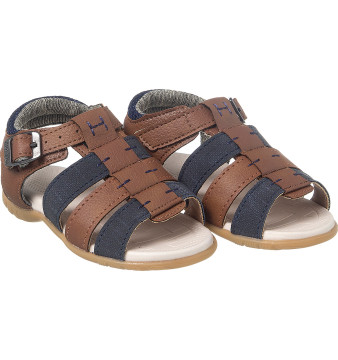 Sandália Infantil Masculina Aventura Chocolate - Xuá Xuá
