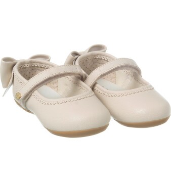 Sapatilha Infantil Feminina Little Woman Laço Offwhite - Xuá Xuá 
