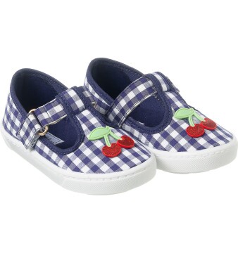 Tênis Infantil Feminino Magic Xadrez Marinho - Xuá Xuá