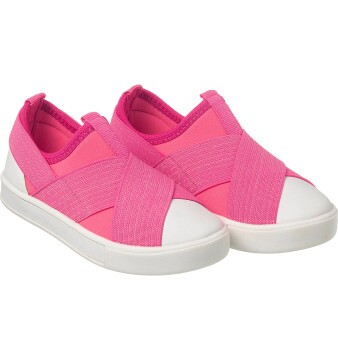 Tênis Infantil Feminino It Girl Calce Fácil Pink - Xuá Xuá