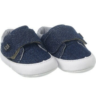 Tênis Infantil Masculino Jeans Marinho Casual Neném - Xuá Xuá