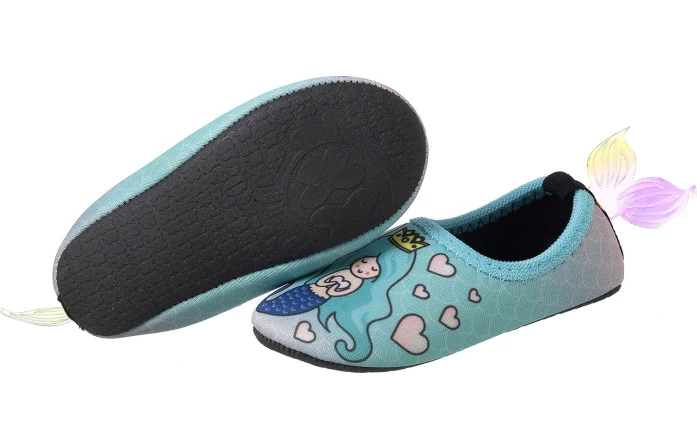 Sapatilha Neoprene Infantil Feminina Soft Fun Sereia Rainha - Xuá Xuá
