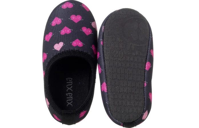 Sapatilha Neoprene Infantil Feminina Soft Fun Preto - Xuá Xuá