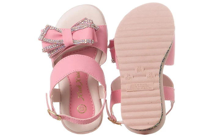 Sandália Infantil Feminina Candy Rosa - Xuá Xuá