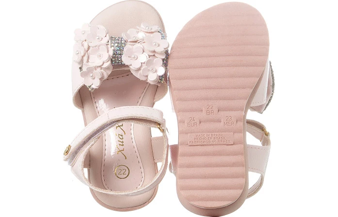 Sandália Infantil Feminina Candy Nude - Xuá Xuá