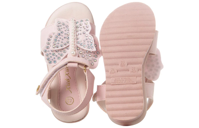 Sandália Infantil Feminina Candy Nude - Xuá Xuá