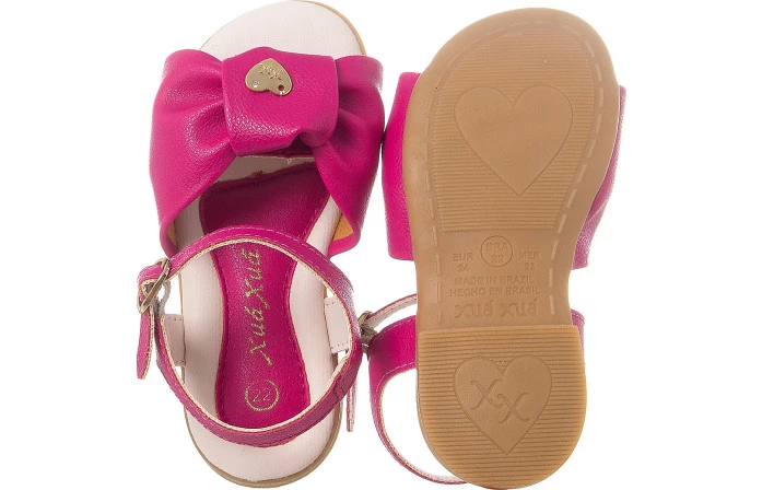 Sandália Infantil Feminina Adoleta Pink - Xuá Xuá